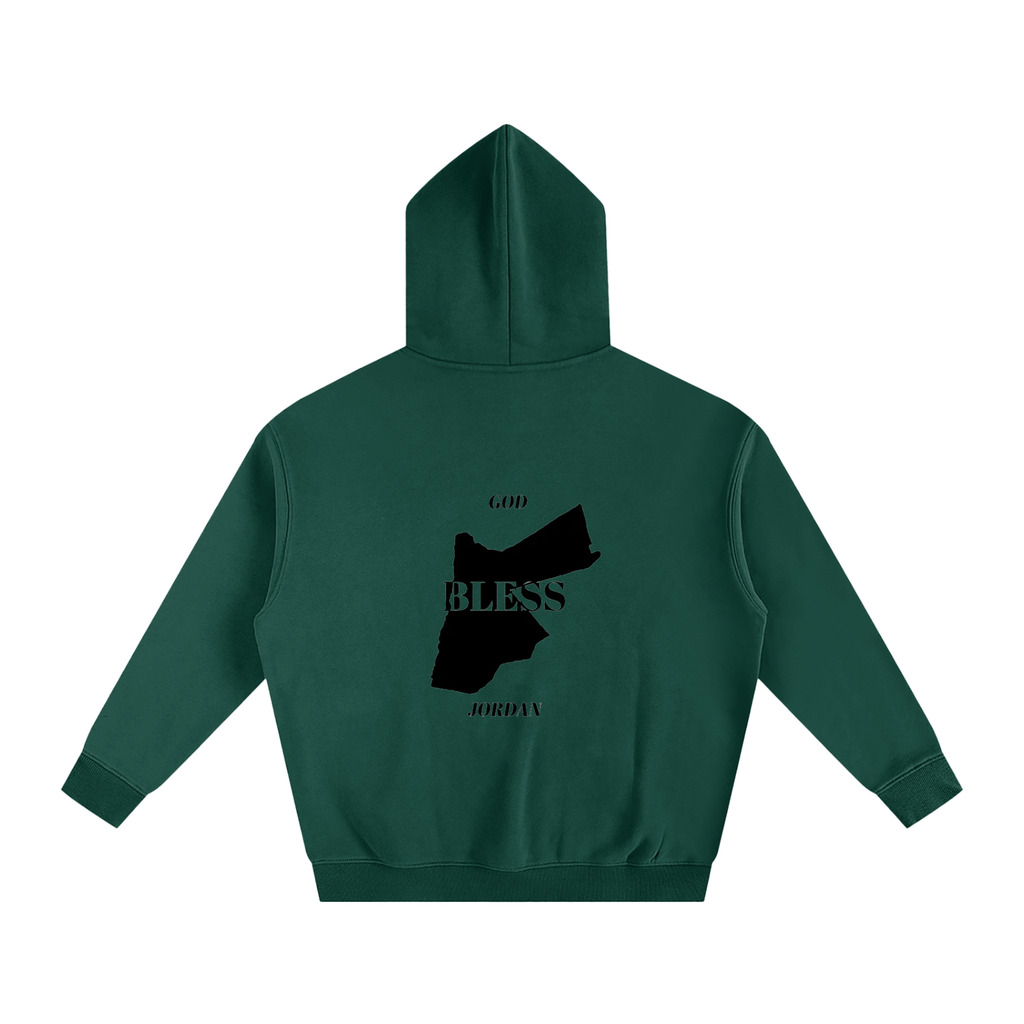 God Bless Jordan - Oversize Fleeced Hoodie