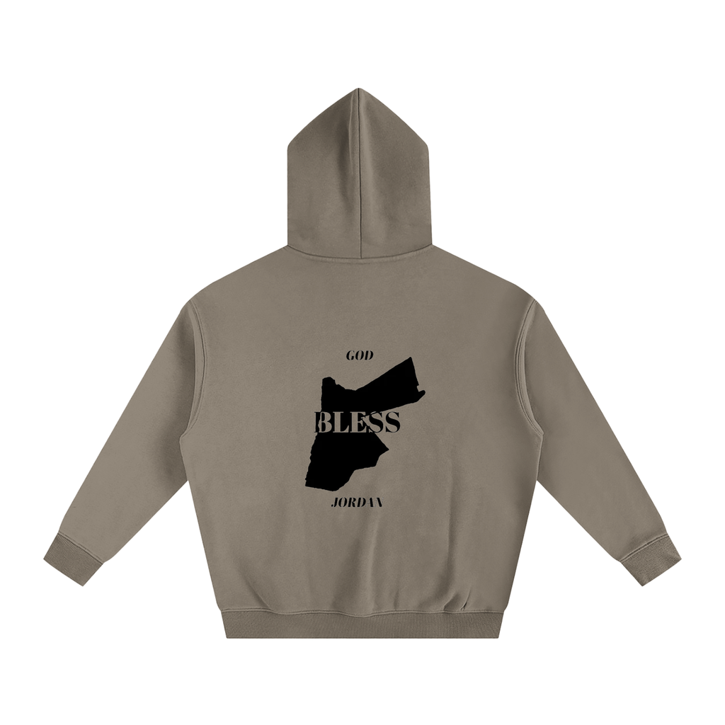 God Bless Jordan - Oversize Fleeced Hoodie