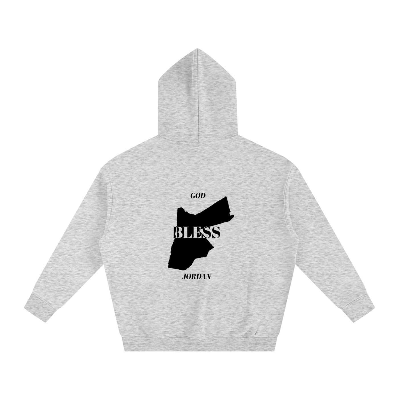 God Bless Jordan - Oversize Fleeced Hoodie
