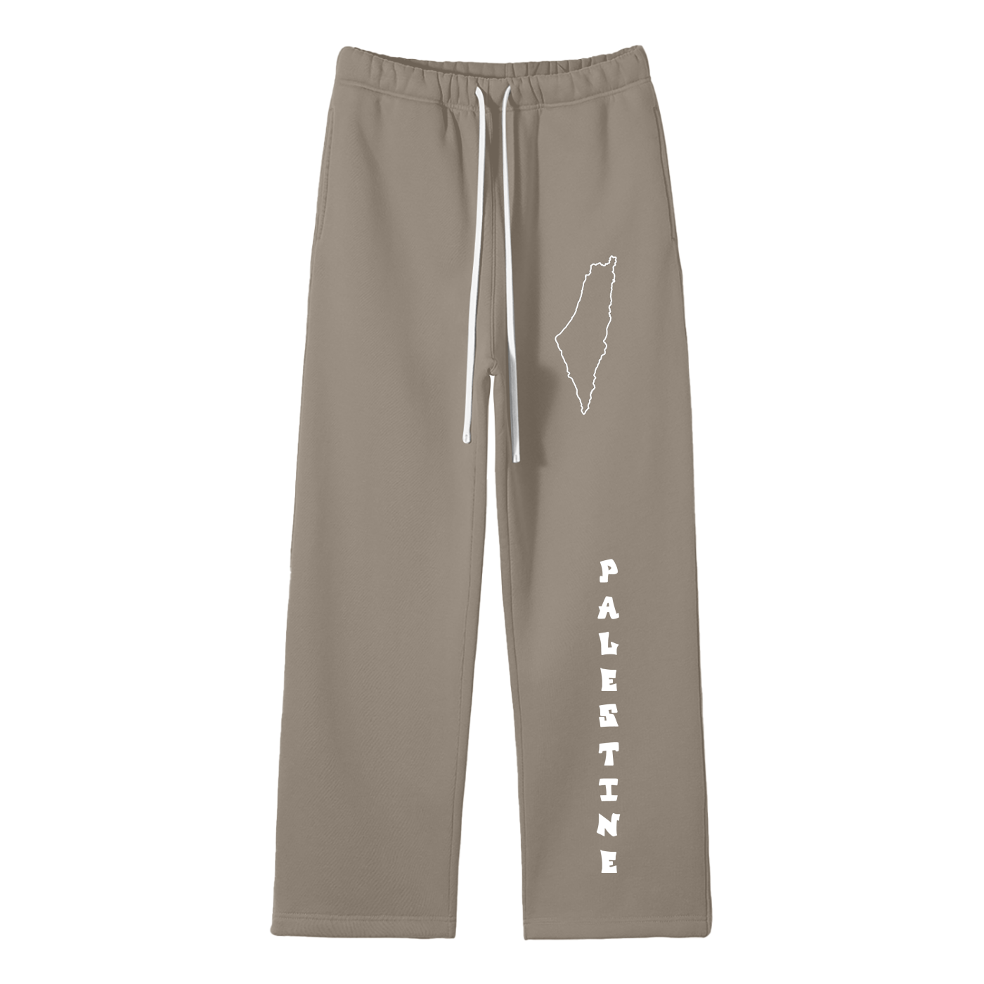 “Palestine” - Unisex Solid Color Fleece Straight Leg Pants