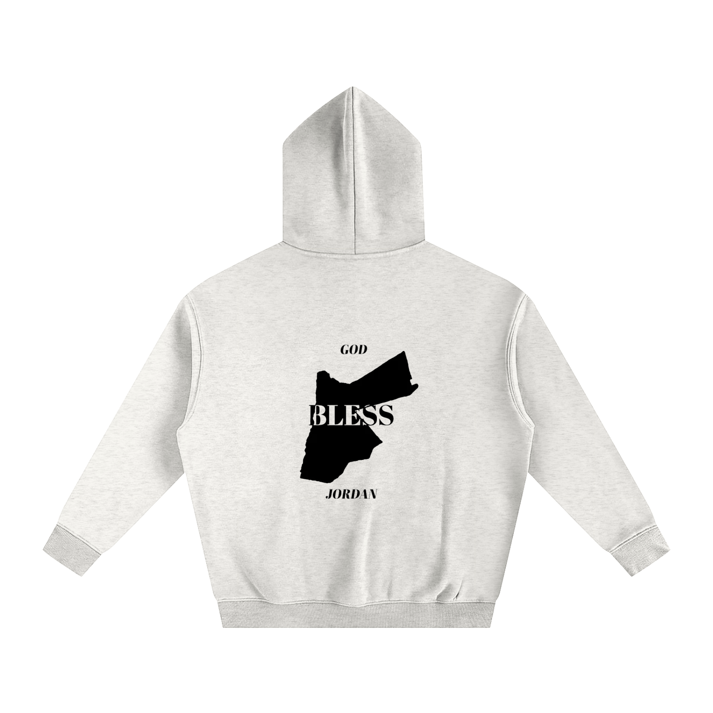 God Bless Jordan - Oversize Fleeced Hoodie