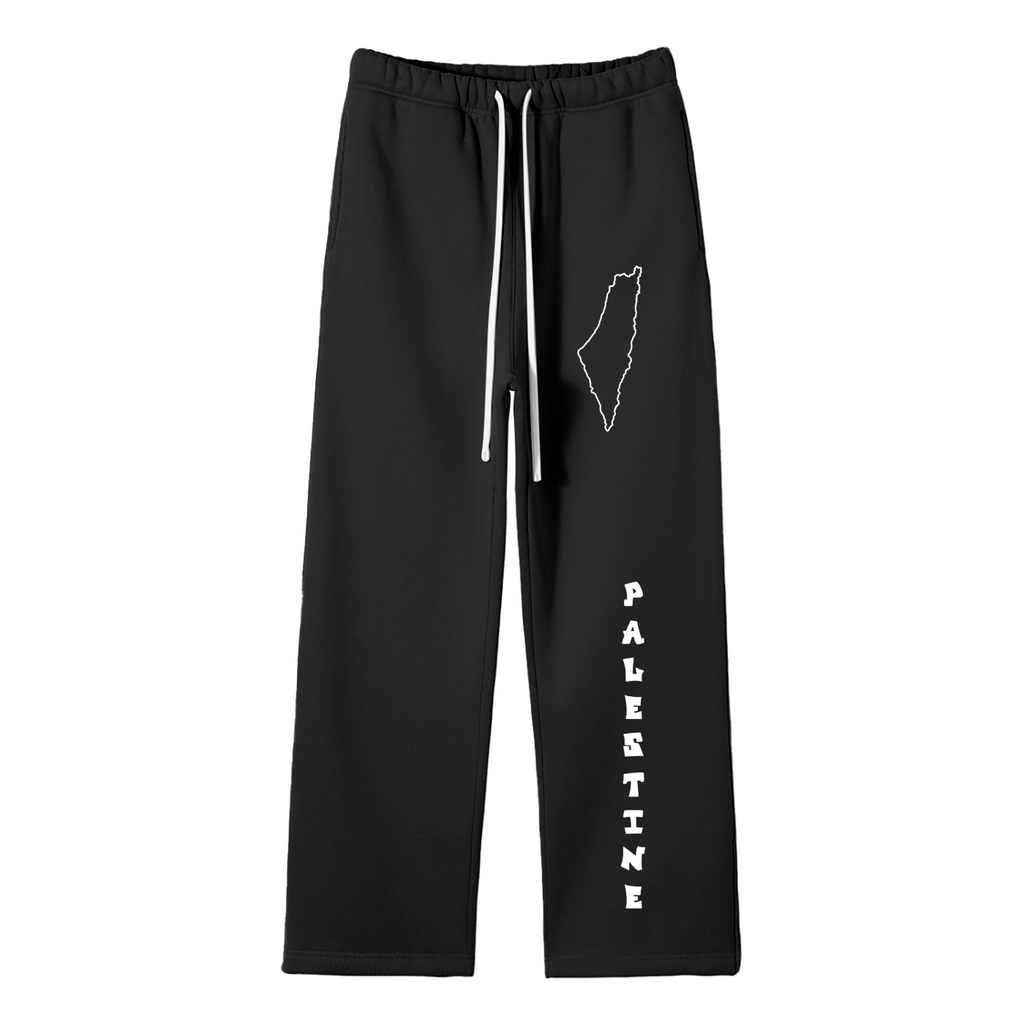 “Palestine” - Unisex Solid Color Fleece Straight Leg Pants