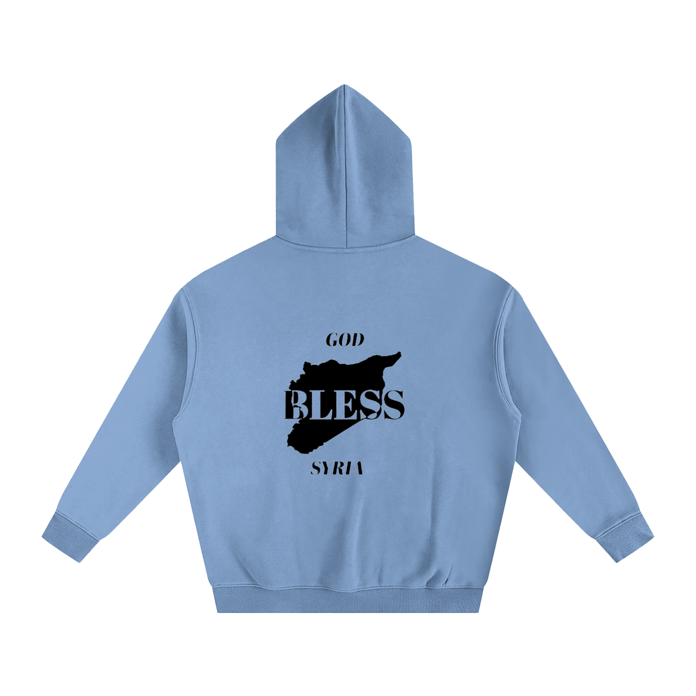 “God Bless Syria” - Oversize Fleeced Hoodie