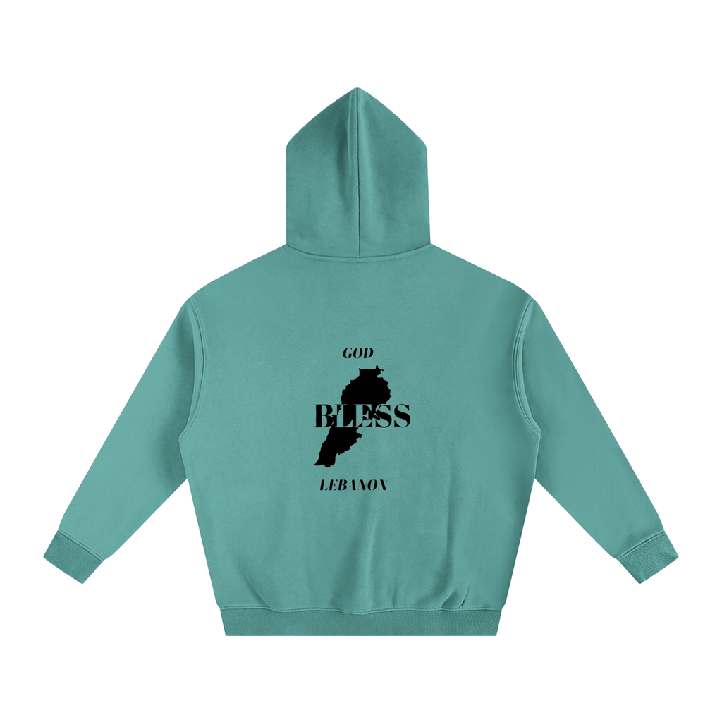 “God Bless Lebanon” - Oversize Fleeced Hoodie