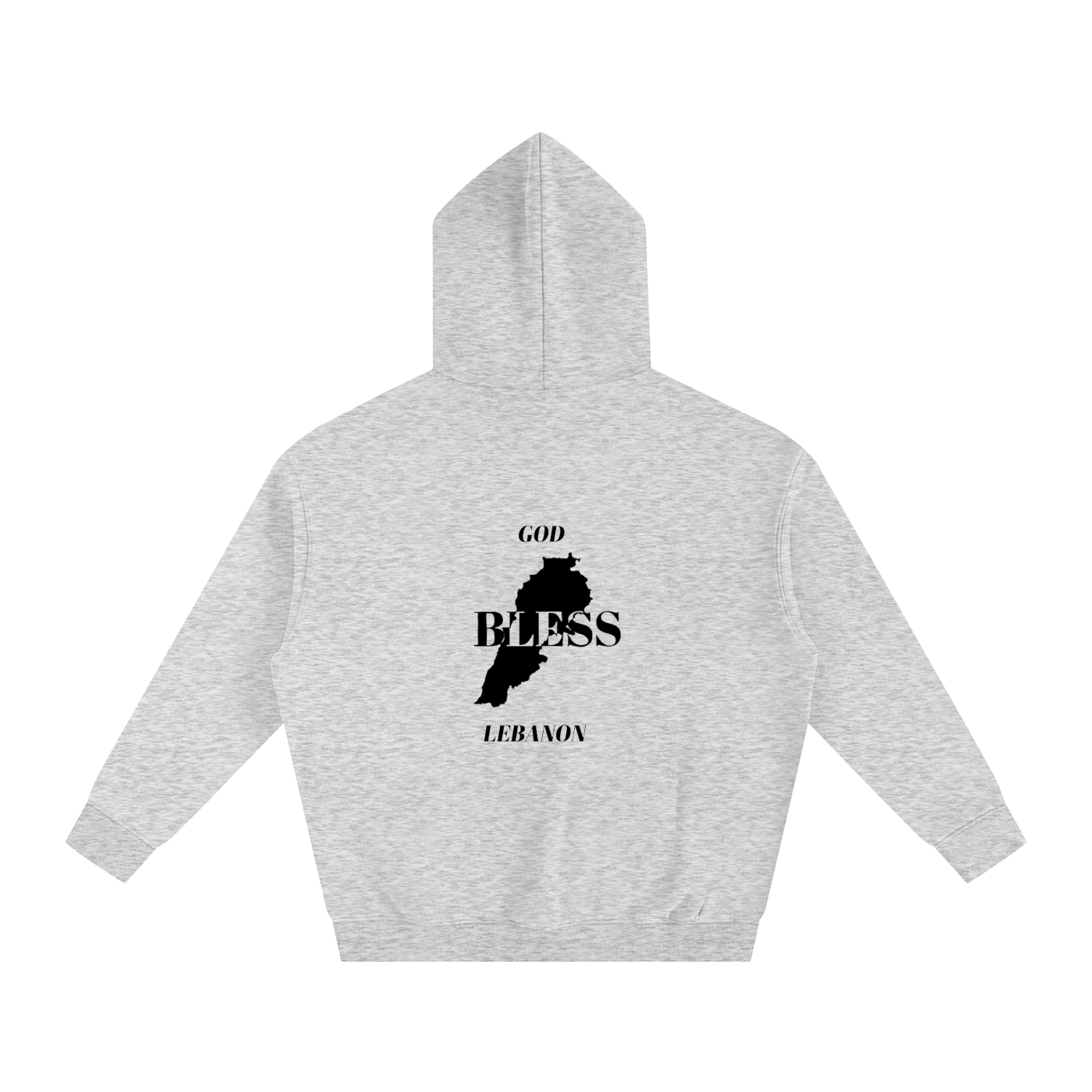 “God Bless Lebanon” - Oversize Fleeced Hoodie