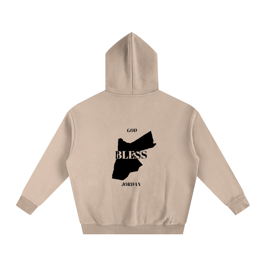 God Bless Jordan - Oversize Fleeced Hoodie