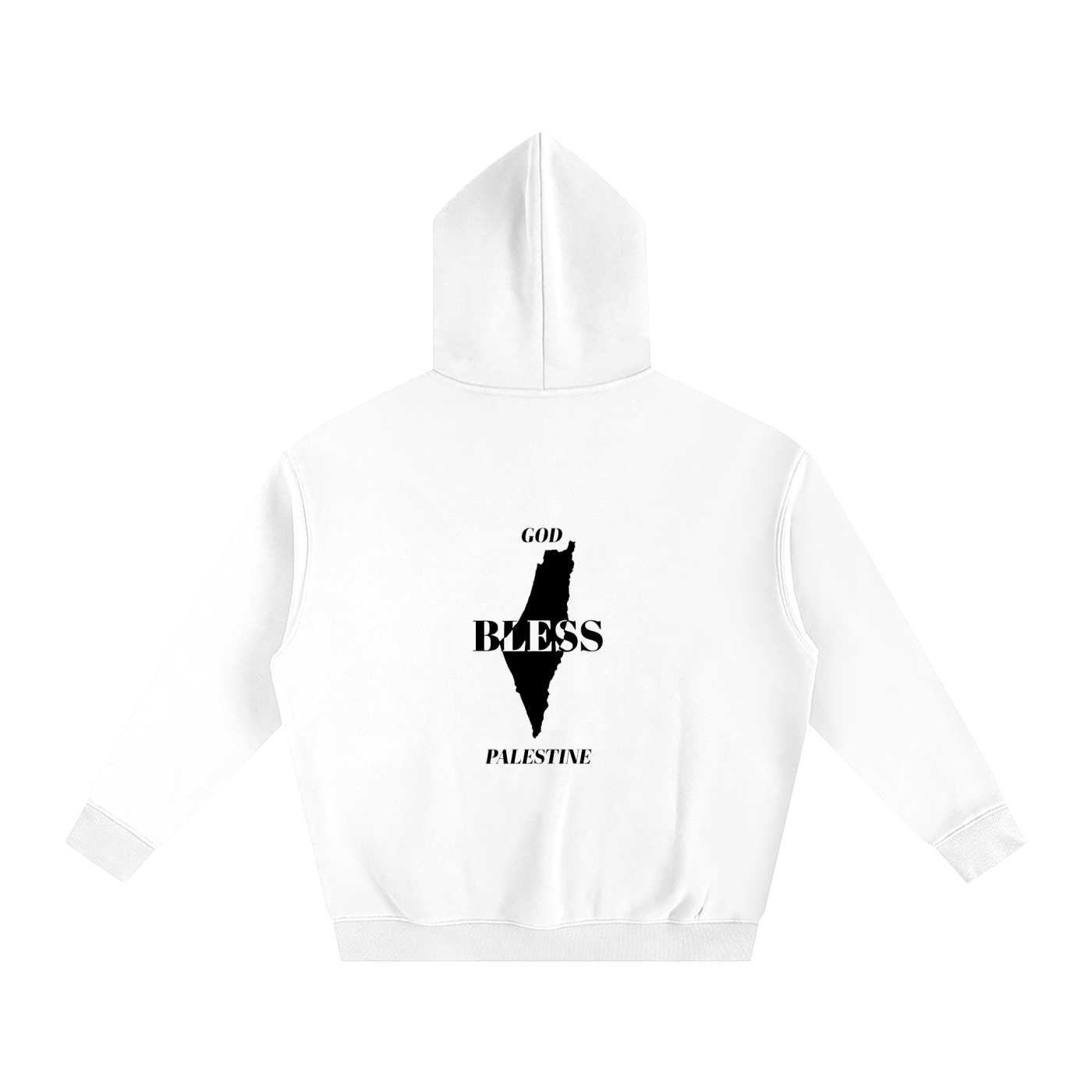 “God bless Palestine” - Oversize Fleeced Hoodie