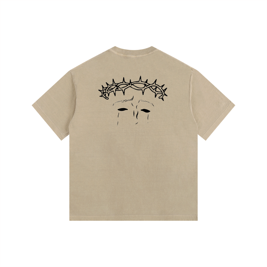 Vintage Washed Oversized Cotton T-Shirt
