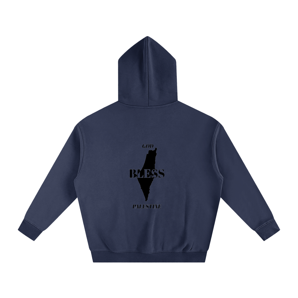 “God bless Palestine” - Oversize Fleeced Hoodie