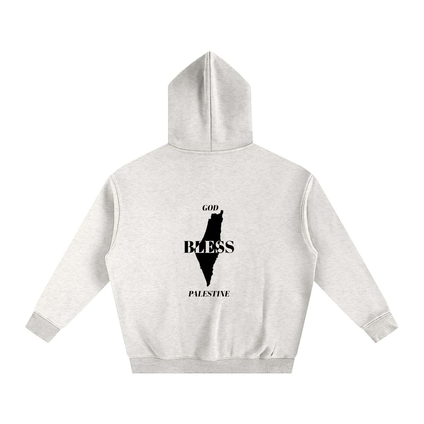 “God bless Palestine” - Oversize Fleeced Hoodie