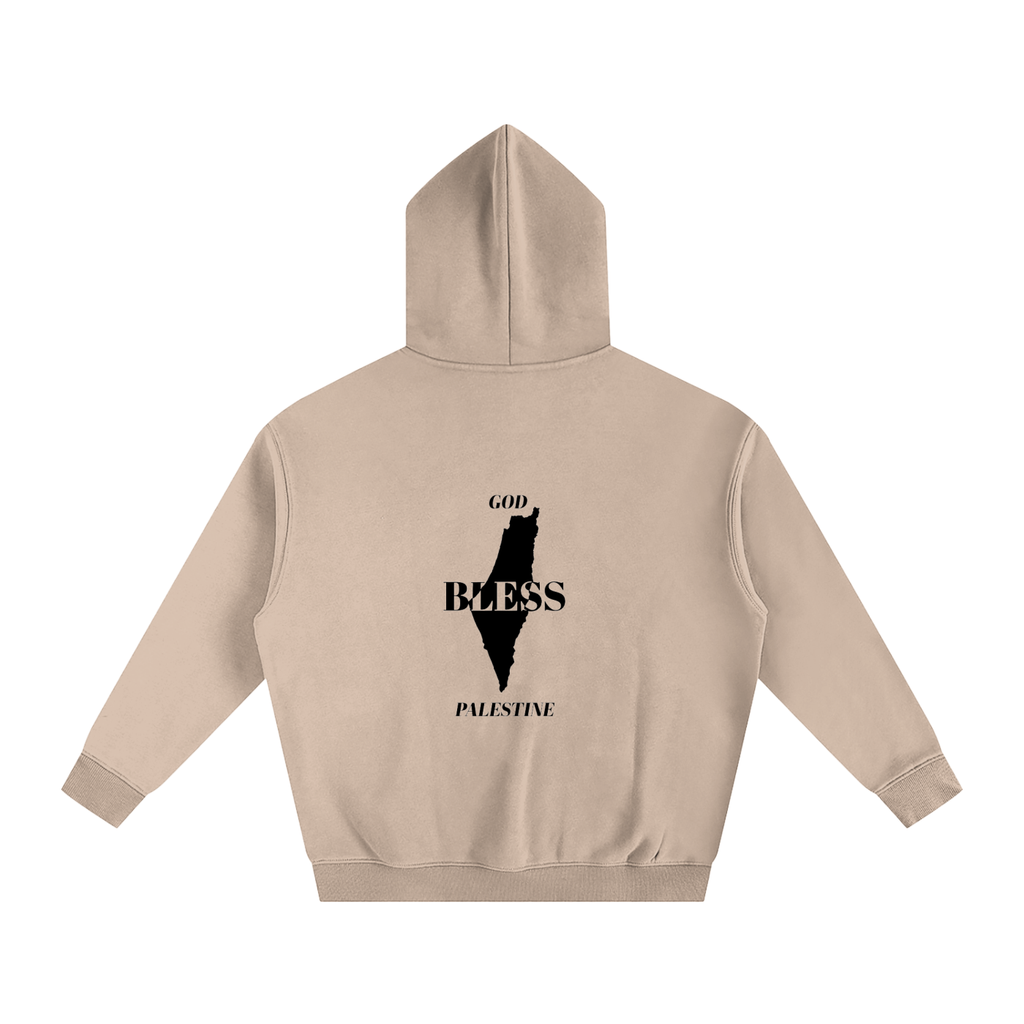 “God bless Palestine” - Oversize Fleeced Hoodie