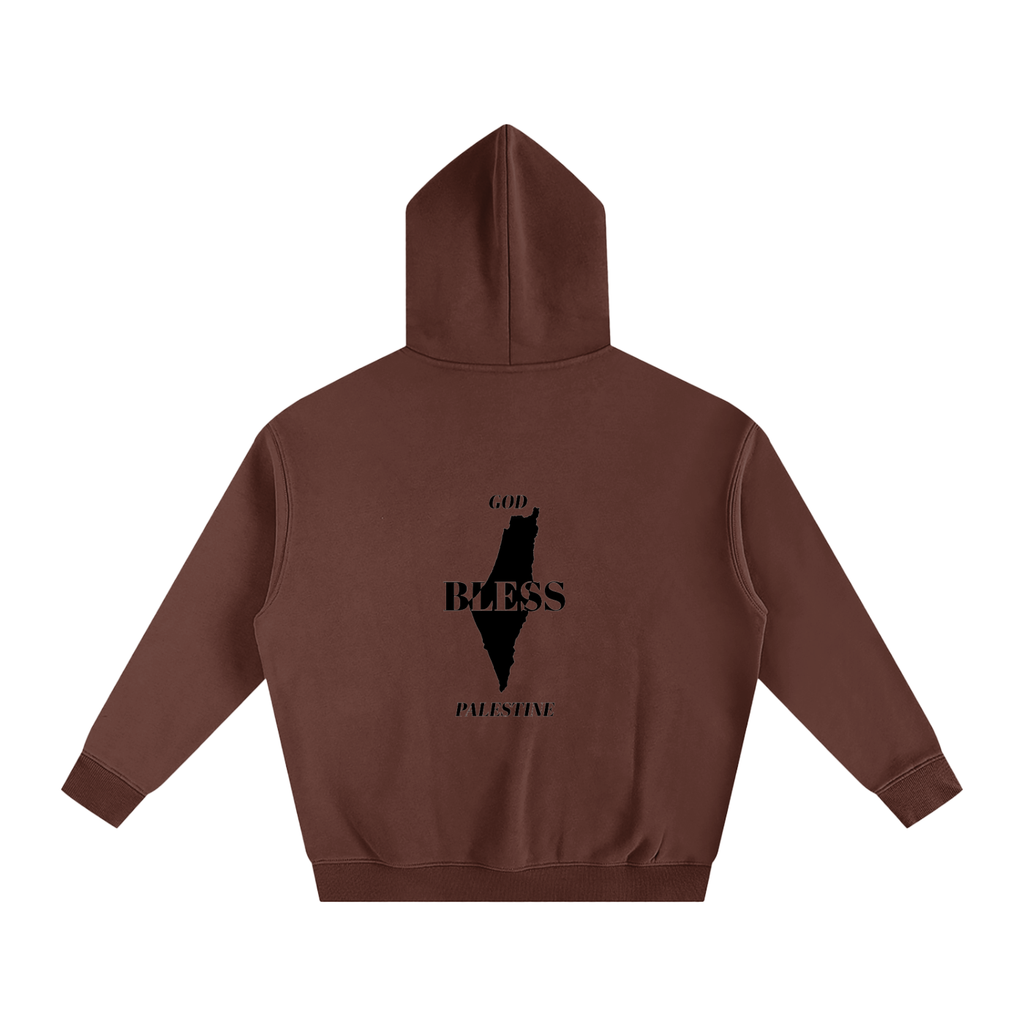 “God bless Palestine” - Oversize Fleeced Hoodie