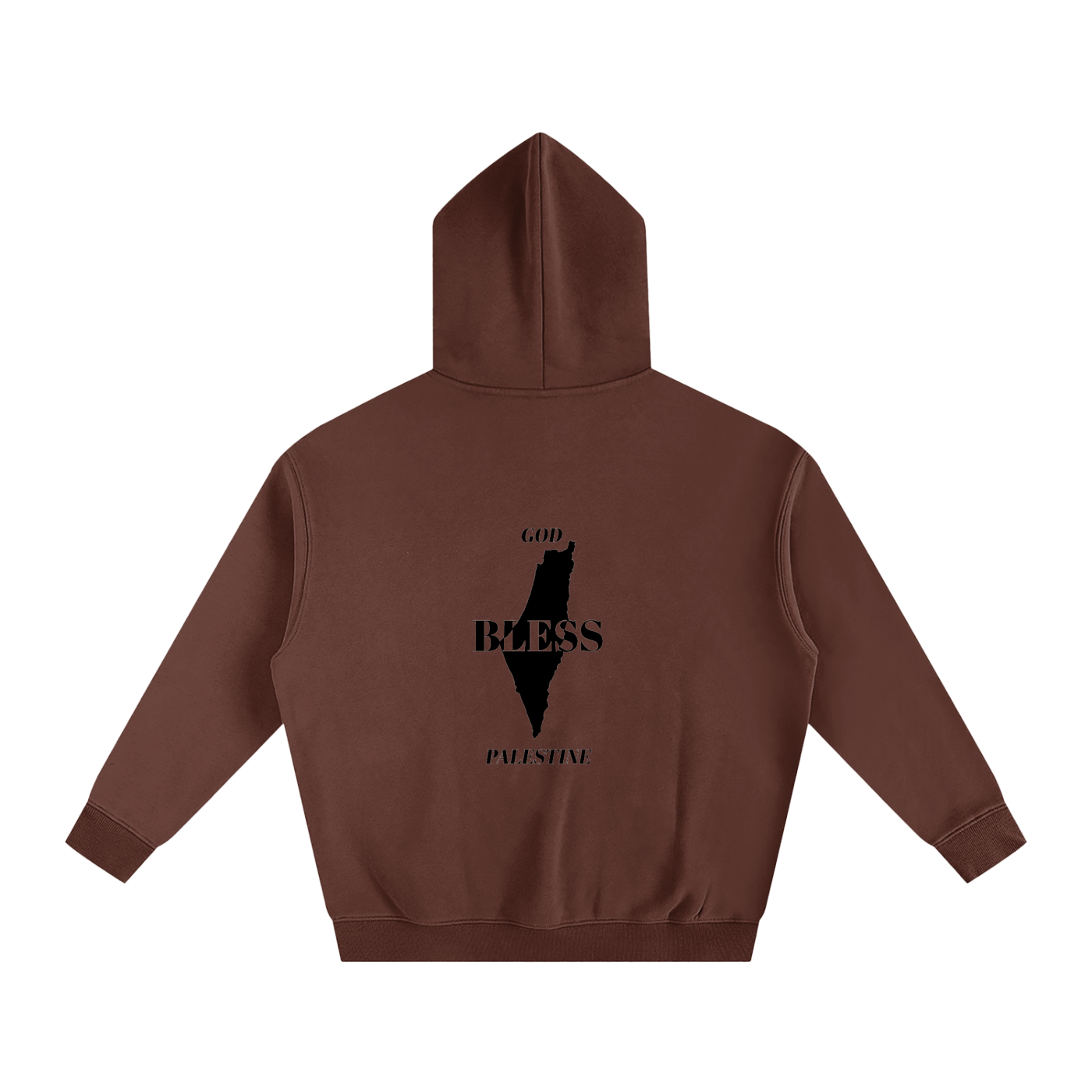 “God bless Palestine” - Oversize Fleeced Hoodie