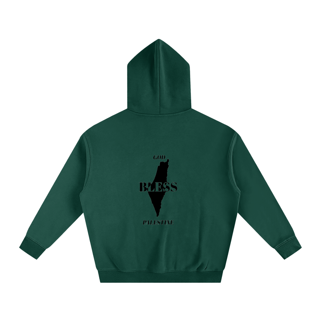 “God bless Palestine” - Oversize Fleeced Hoodie