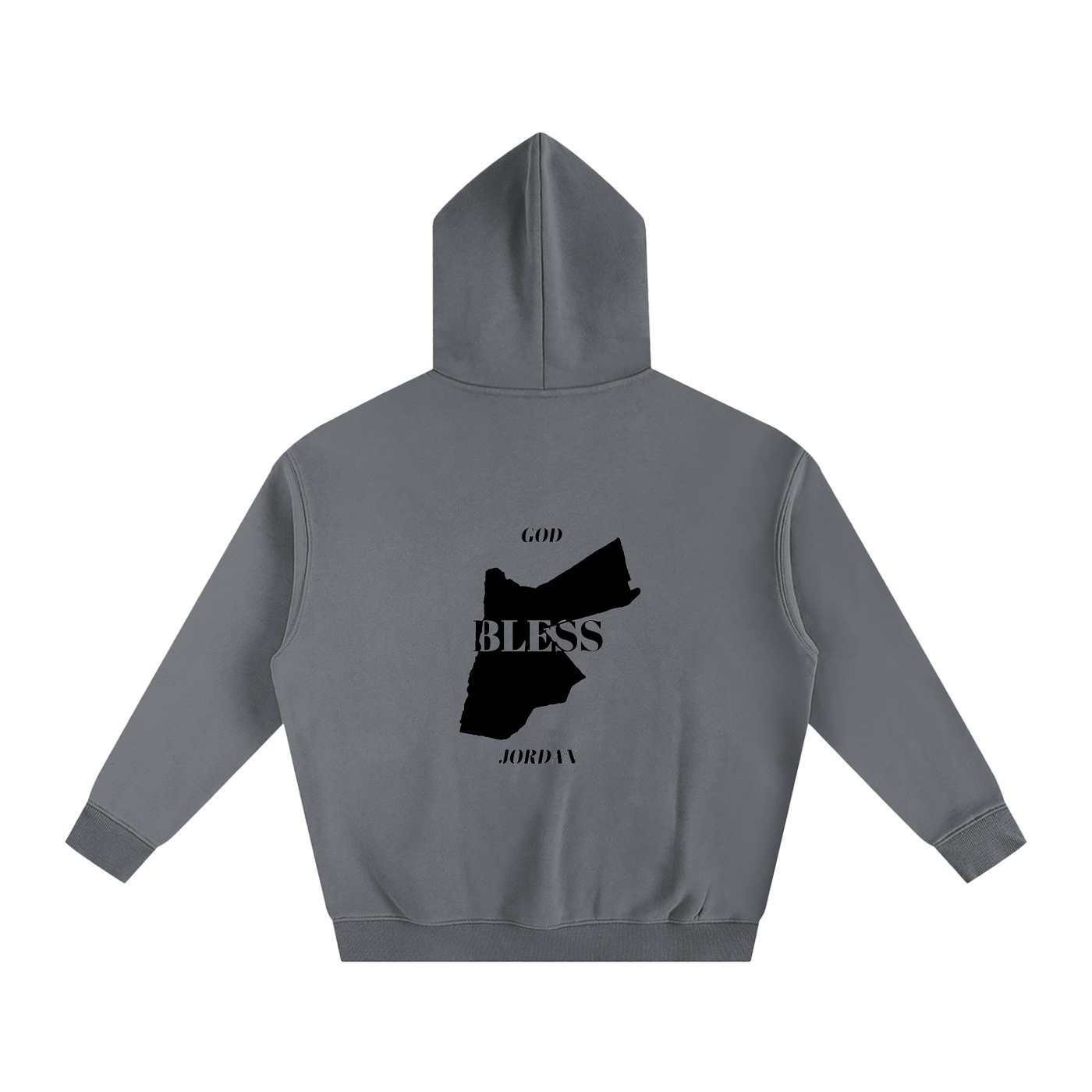 God Bless Jordan - Oversize Fleeced Hoodie