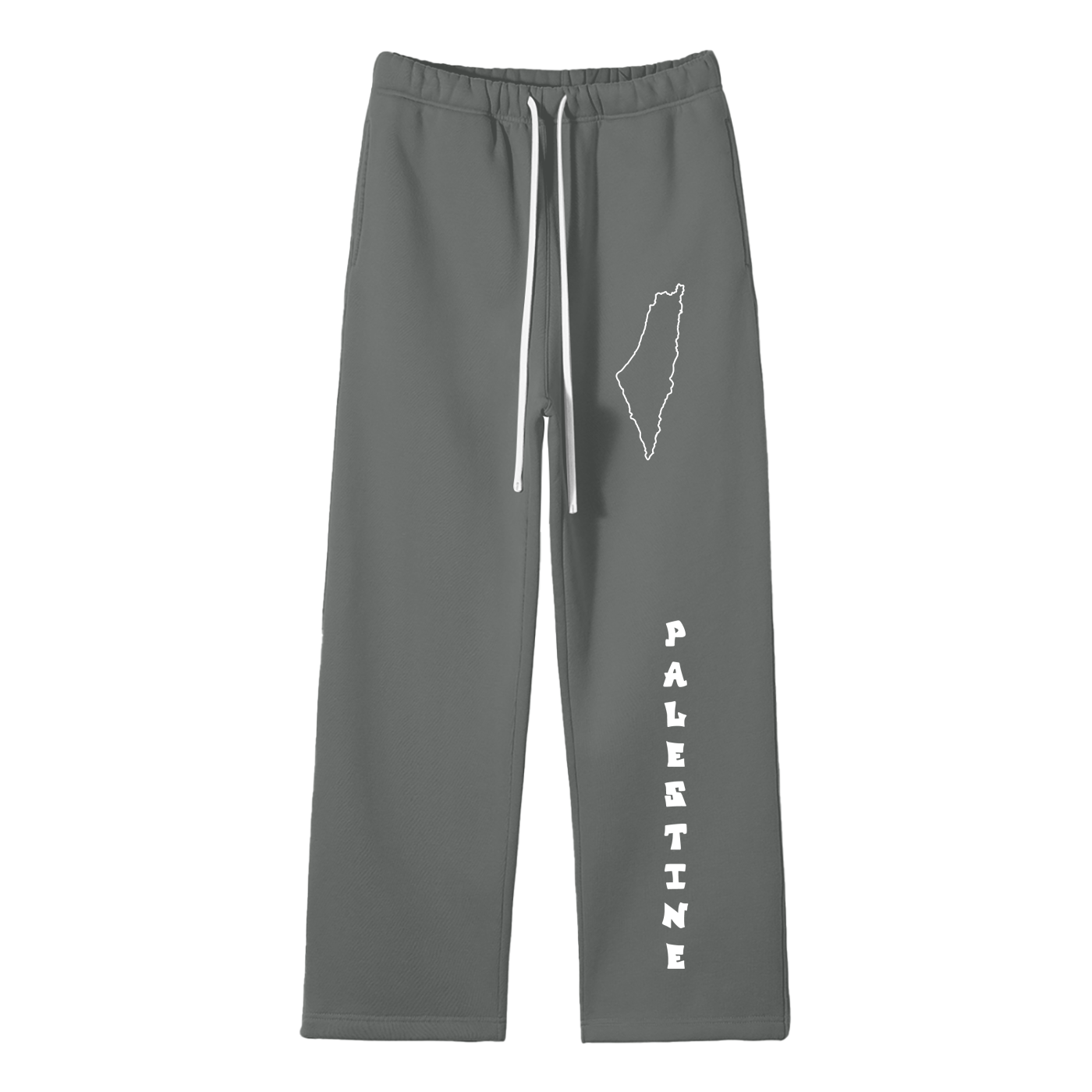“Palestine” - Unisex Solid Color Fleece Straight Leg Pants