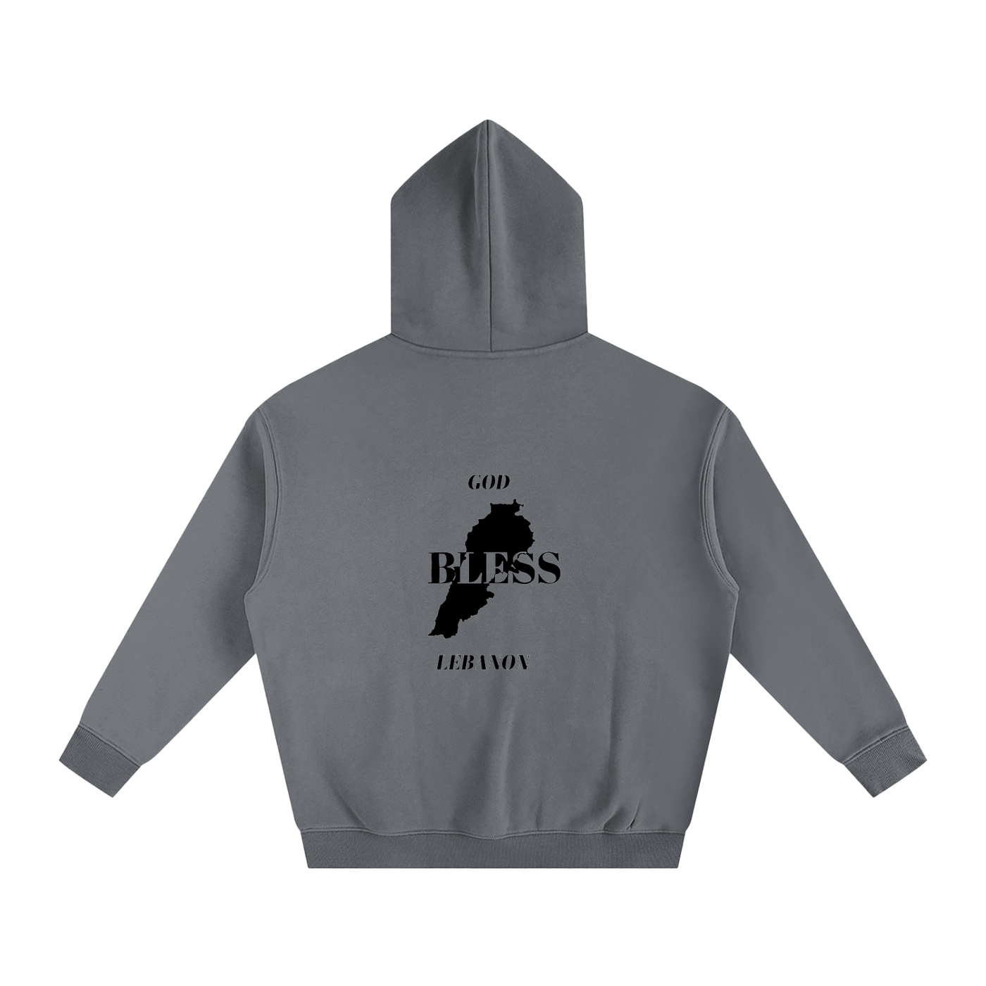 “God Bless Lebanon” - Oversize Fleeced Hoodie