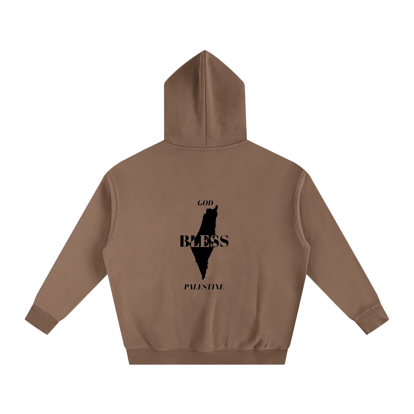 “God bless Palestine” - Oversize Fleeced Hoodie