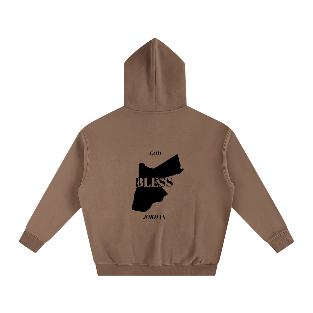 God Bless Jordan - Oversize Fleeced Hoodie