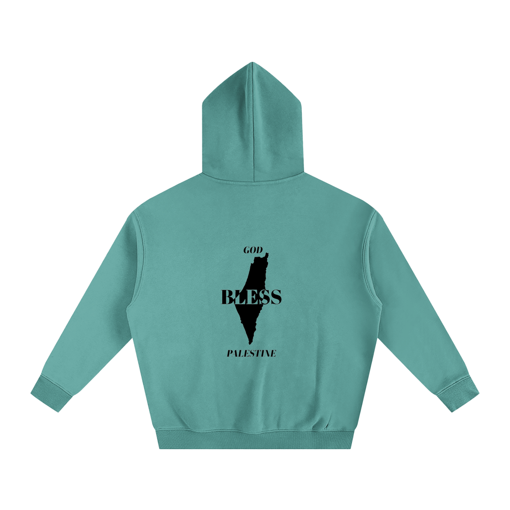“God bless Palestine” - Oversize Fleeced Hoodie