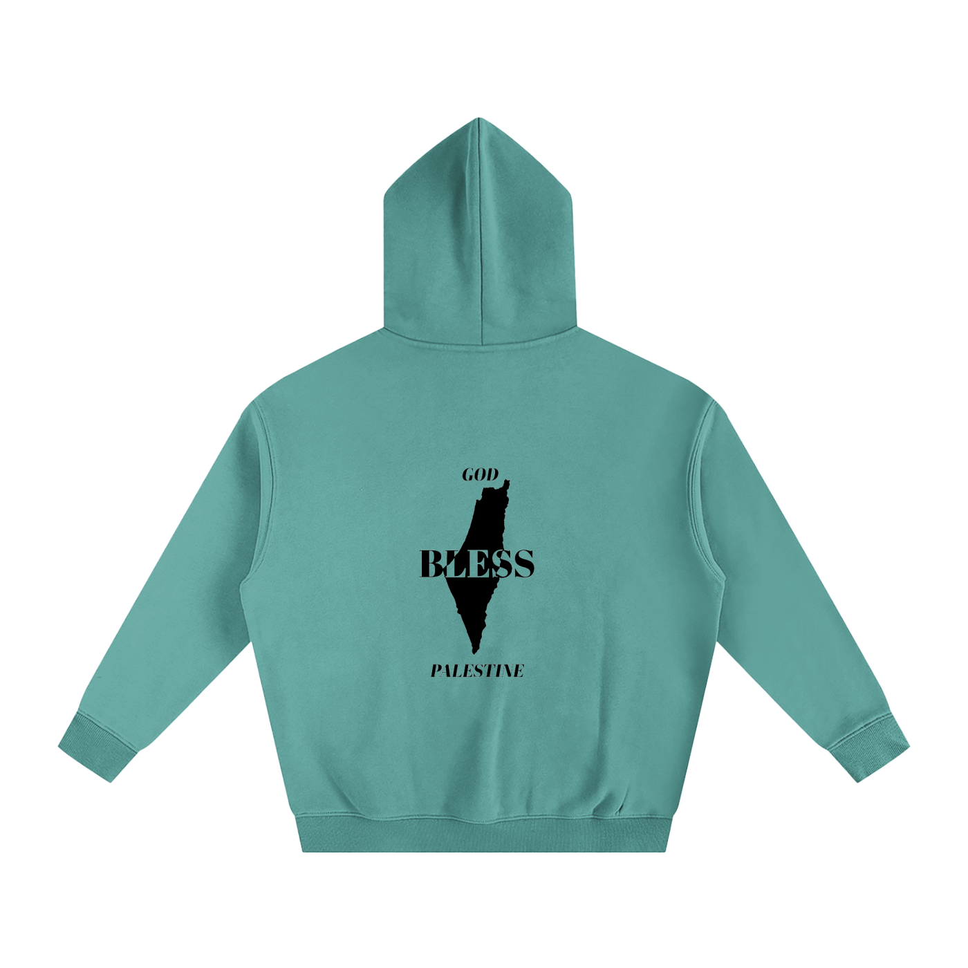 “God bless Palestine” - Oversize Fleeced Hoodie