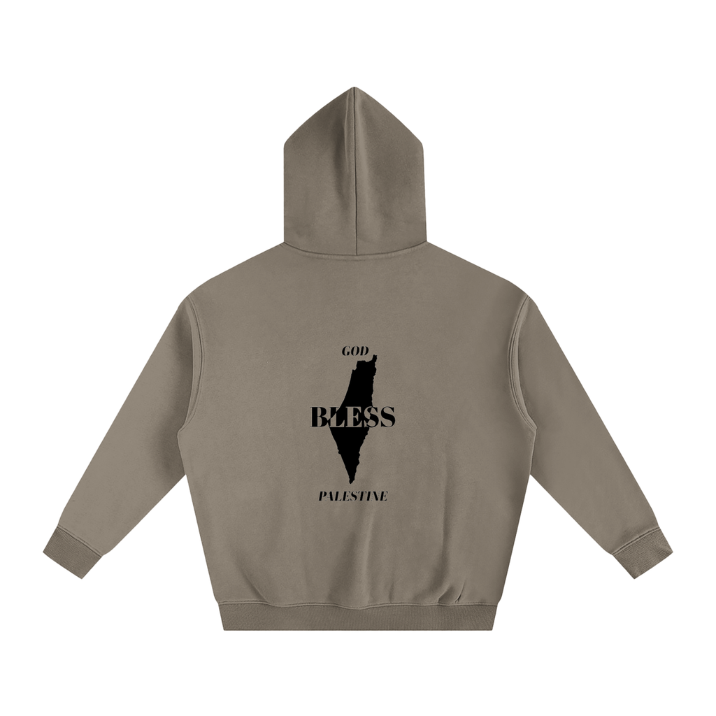 “God bless Palestine” - Oversize Fleeced Hoodie
