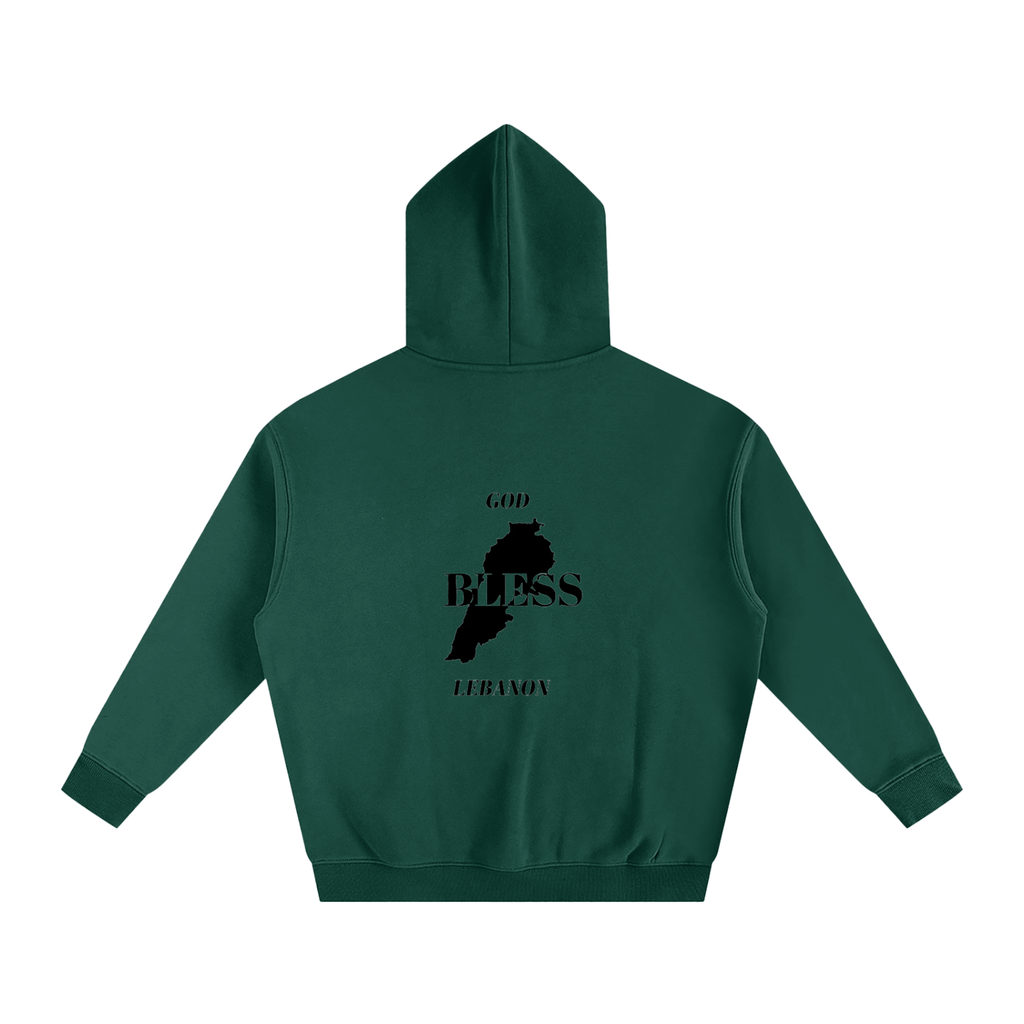 “God Bless Lebanon” - Oversize Fleeced Hoodie