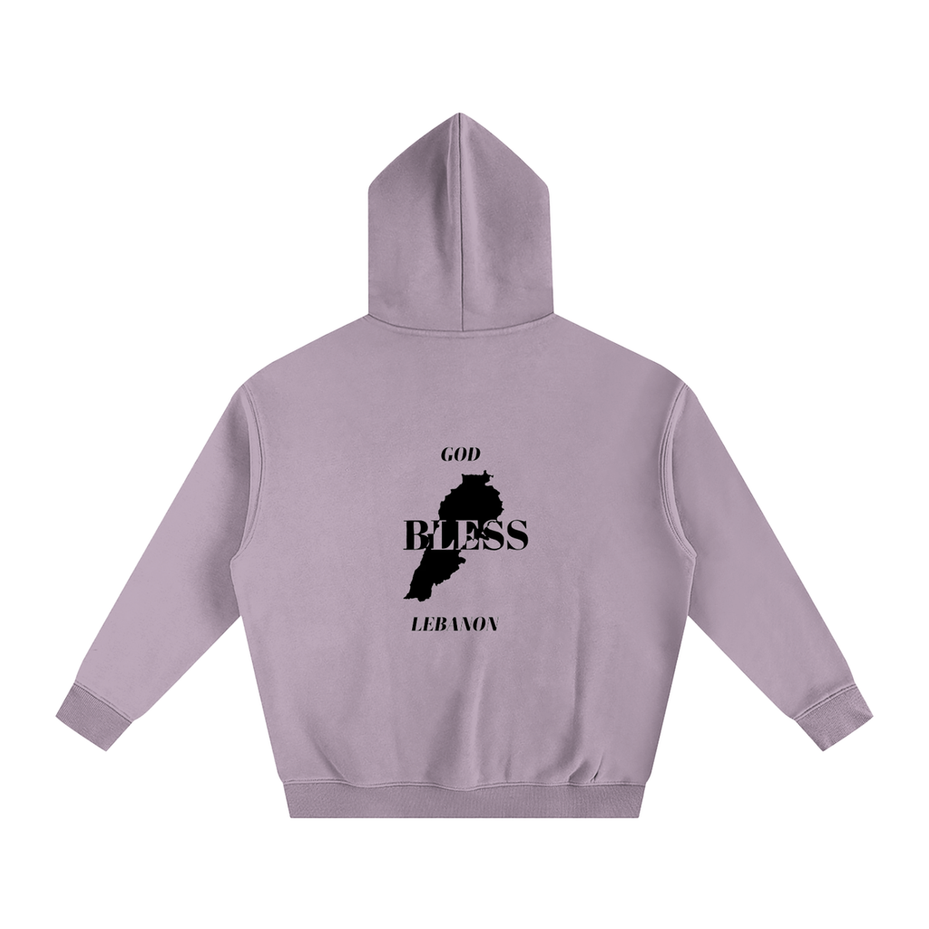 “God Bless Lebanon” - Oversize Fleeced Hoodie
