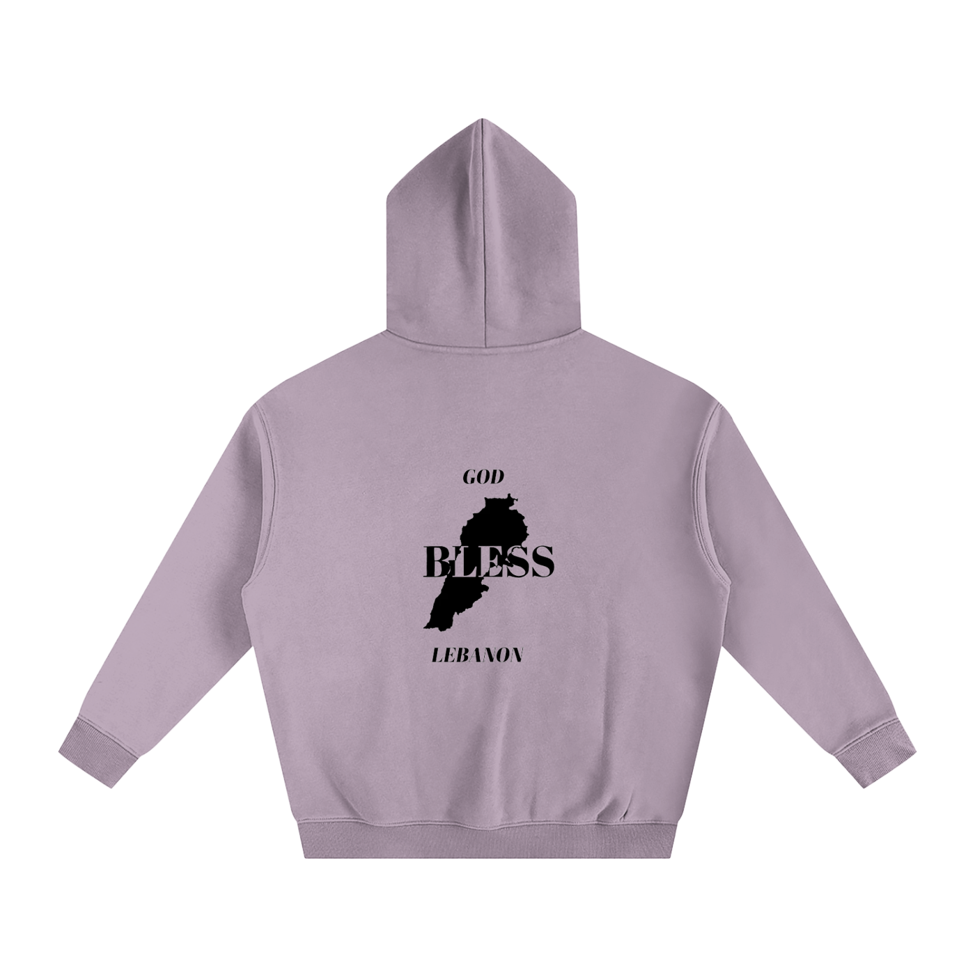 “God Bless Lebanon” - Oversize Fleeced Hoodie