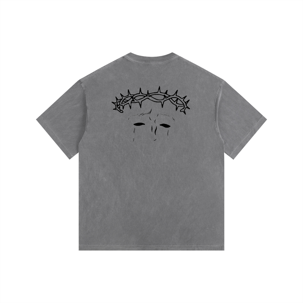 Vintage Washed Oversized Cotton T-Shirt