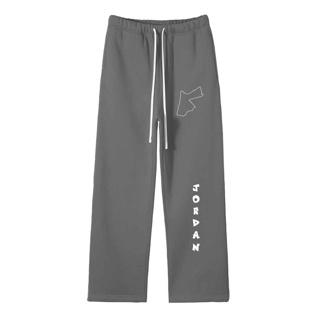 ”Jordan” - Unisex Solid Color Fleece Straight Leg Pants