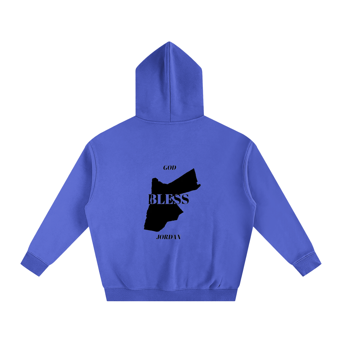 God Bless Jordan - Oversize Fleeced Hoodie