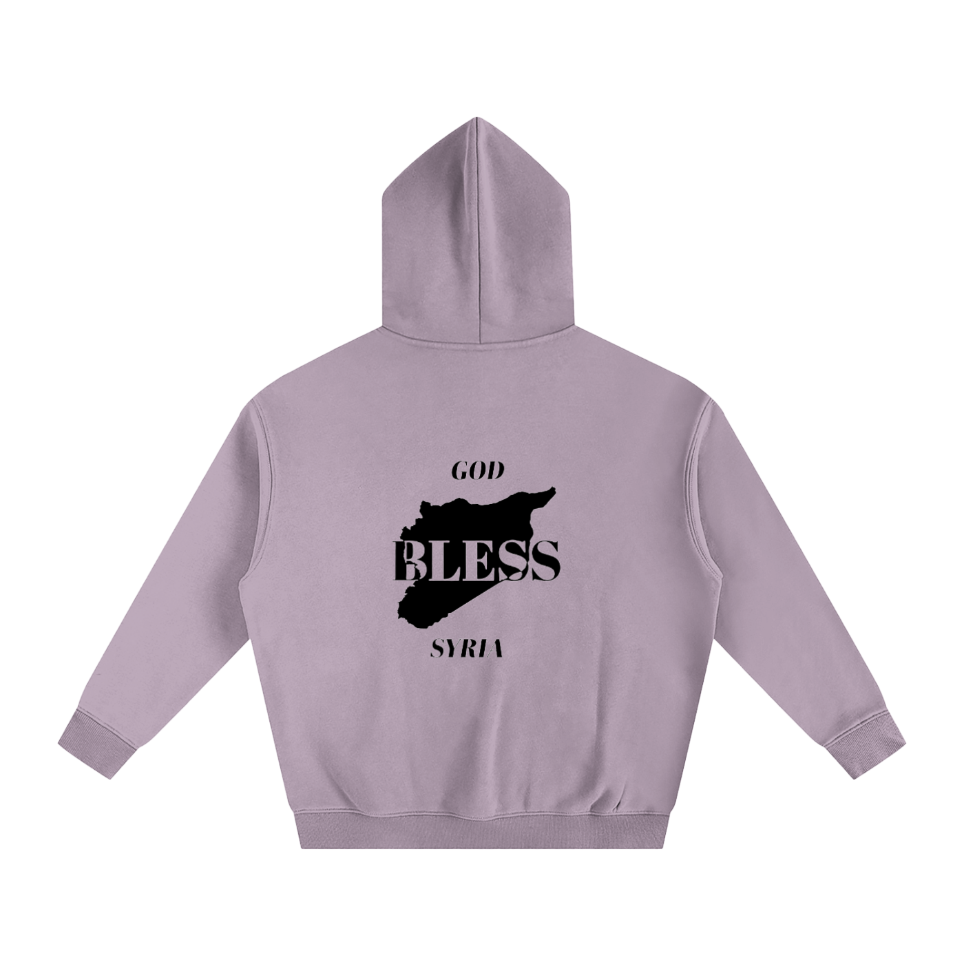 “God Bless Syria” - Oversize Fleeced Hoodie