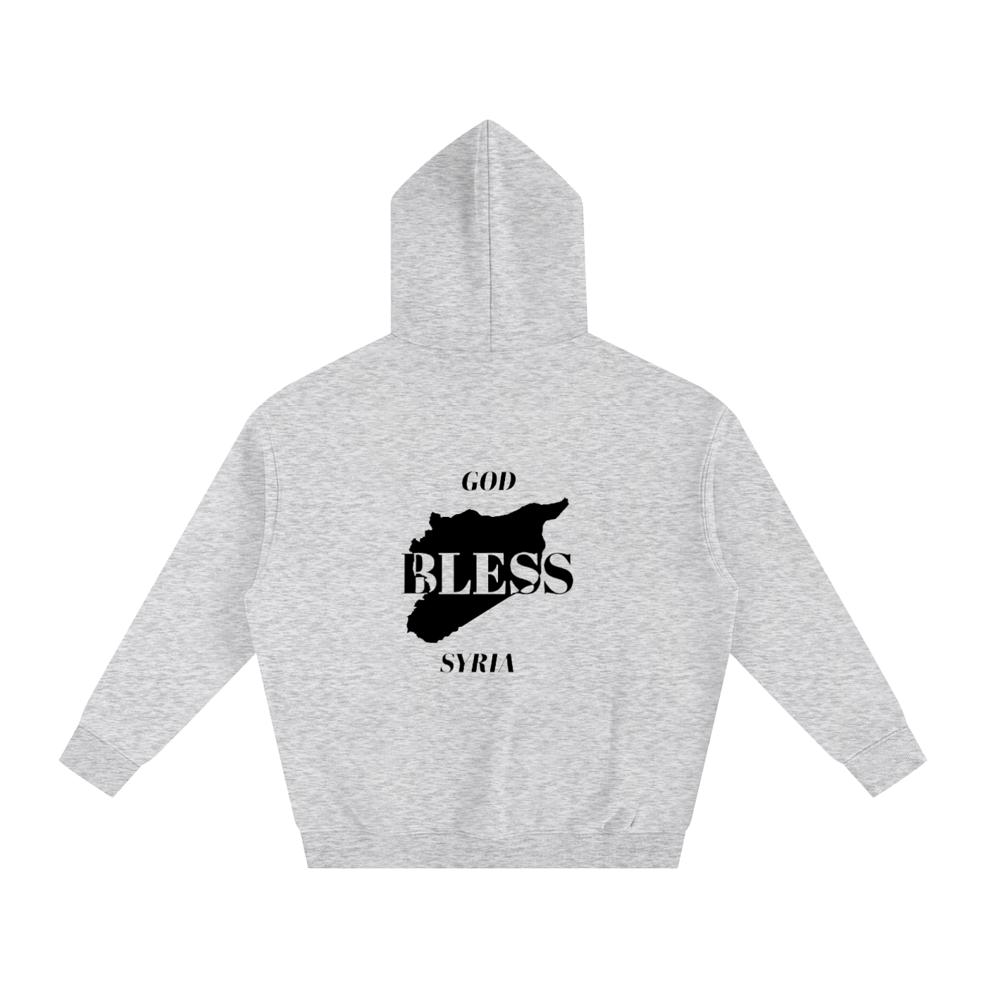 “God Bless Syria” - Oversize Fleeced Hoodie