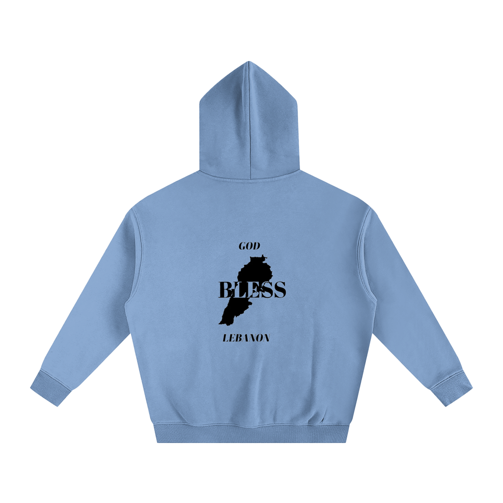 “God Bless Lebanon” - Oversize Fleeced Hoodie