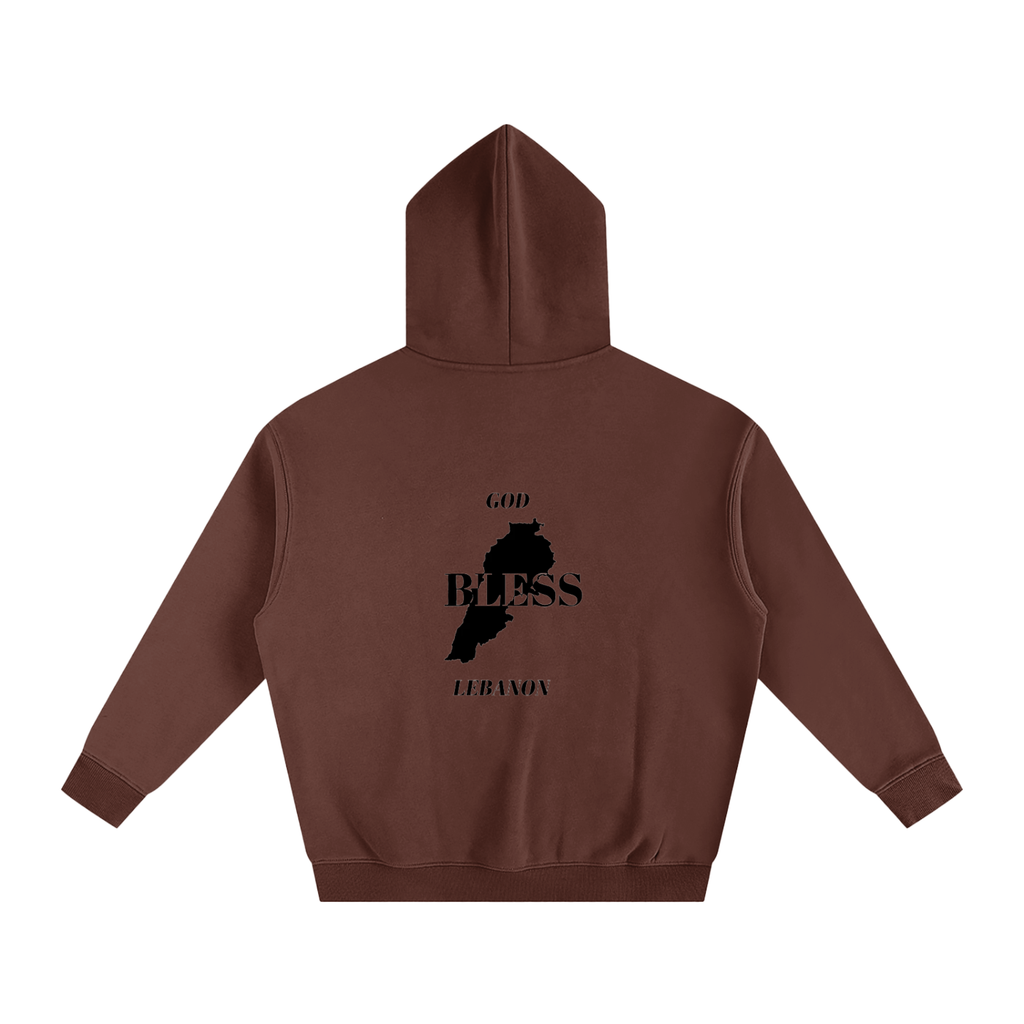 “God Bless Lebanon” - Oversize Fleeced Hoodie