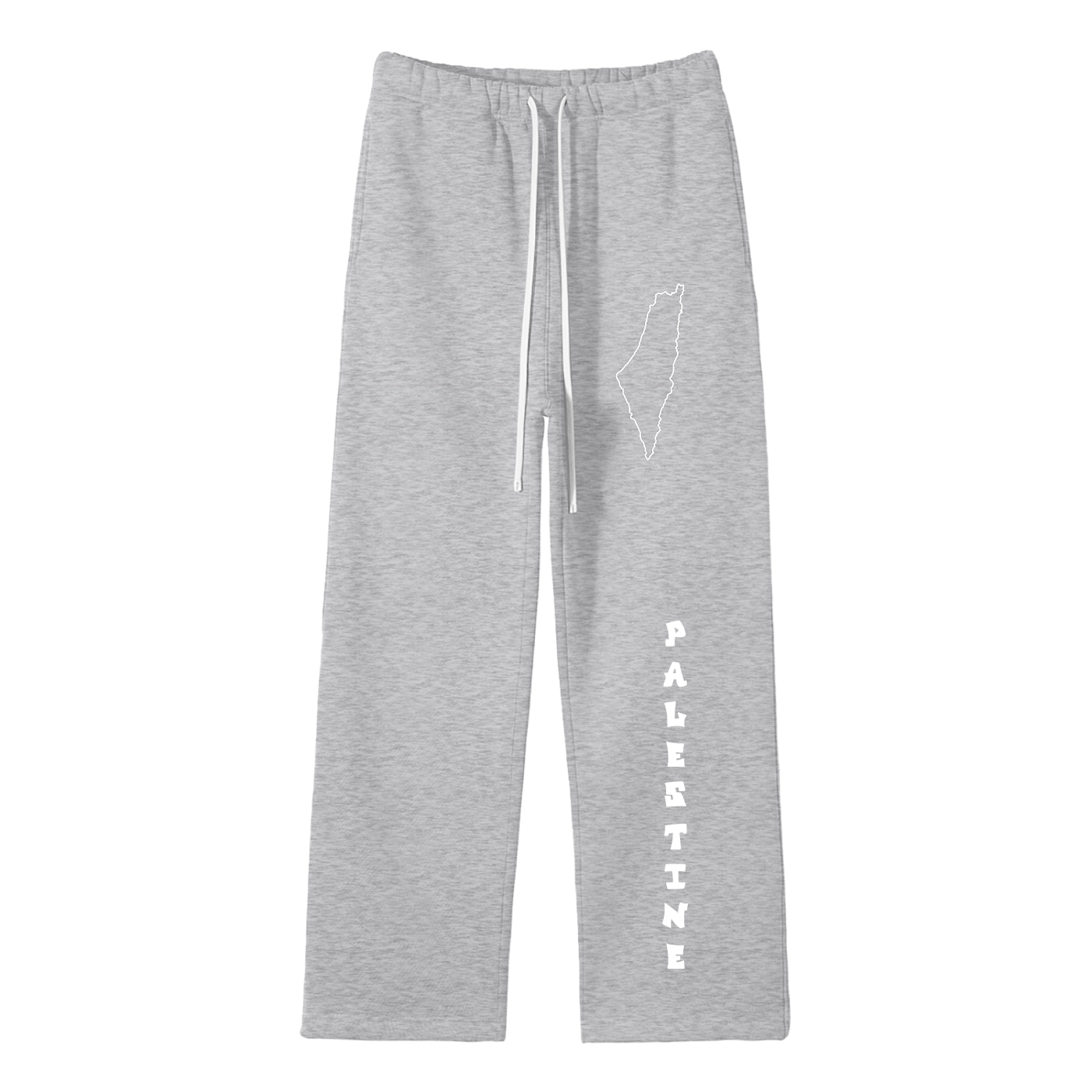 “Palestine” - Unisex Solid Color Fleece Straight Leg Pants