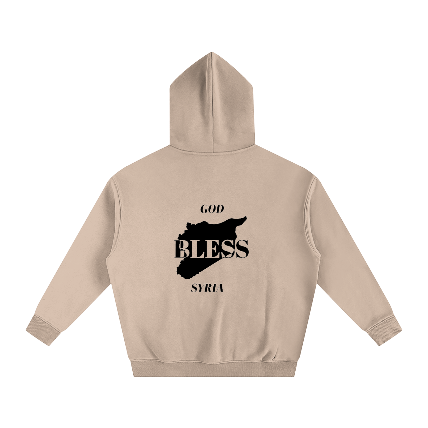 “God Bless Syria” - Oversize Fleeced Hoodie