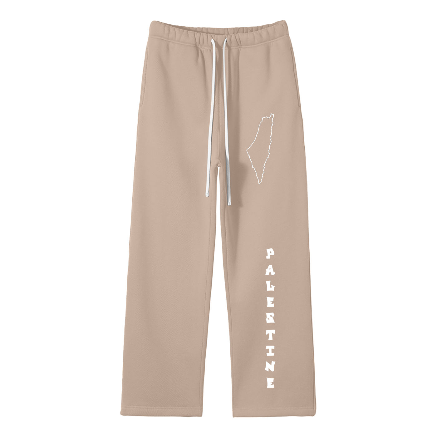 “Palestine” - Unisex Solid Color Fleece Straight Leg Pants