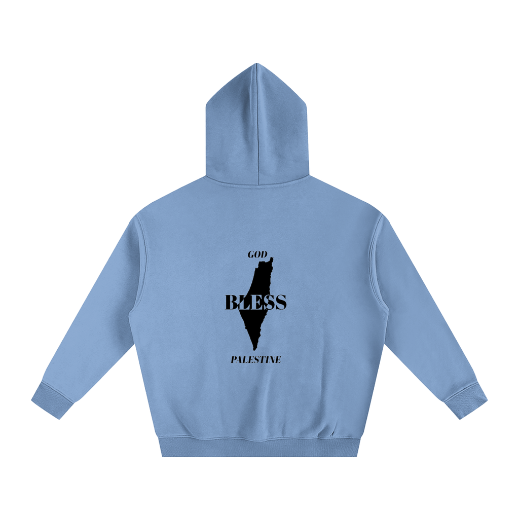 “God bless Palestine” - Oversize Fleeced Hoodie