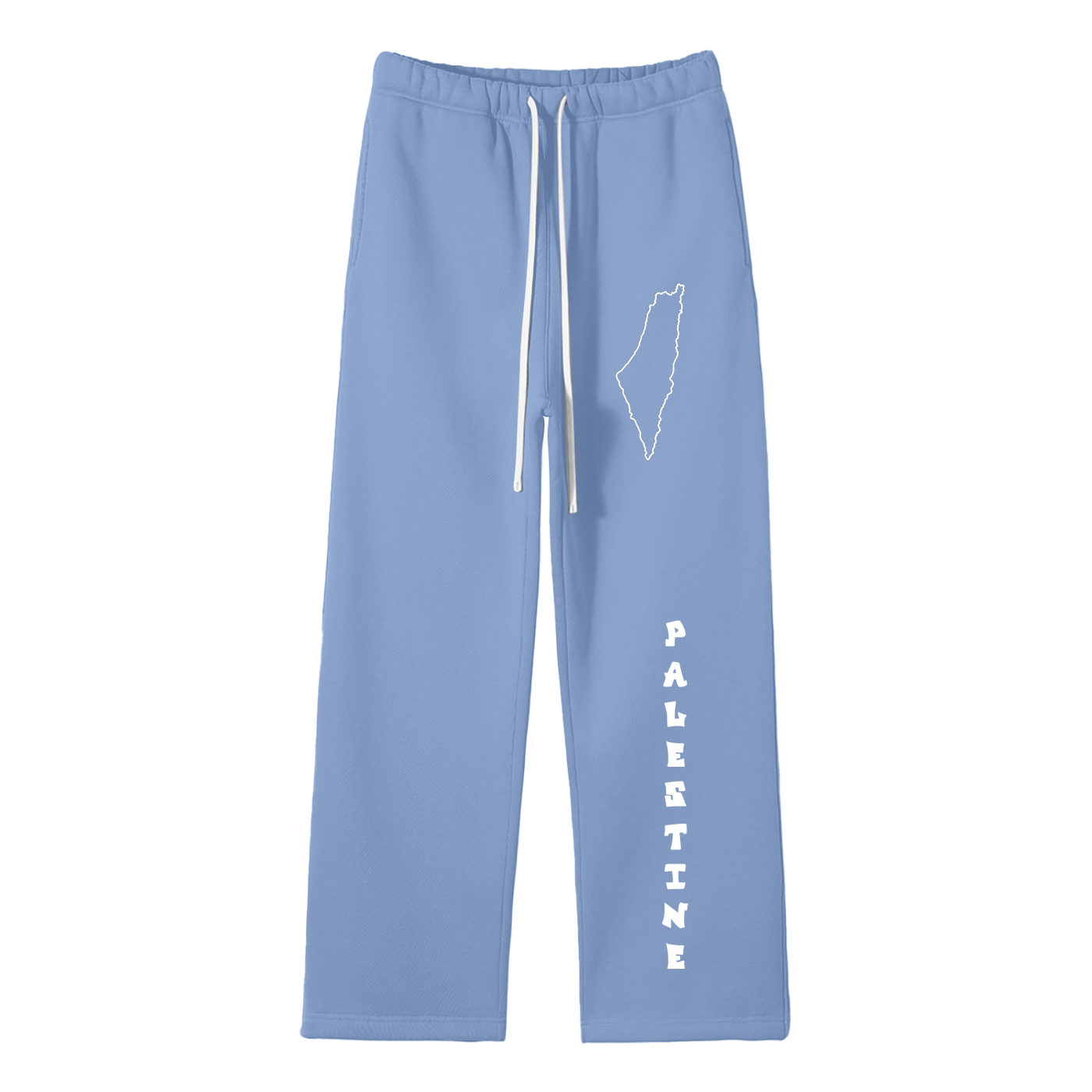 “Palestine” - Unisex Solid Color Fleece Straight Leg Pants