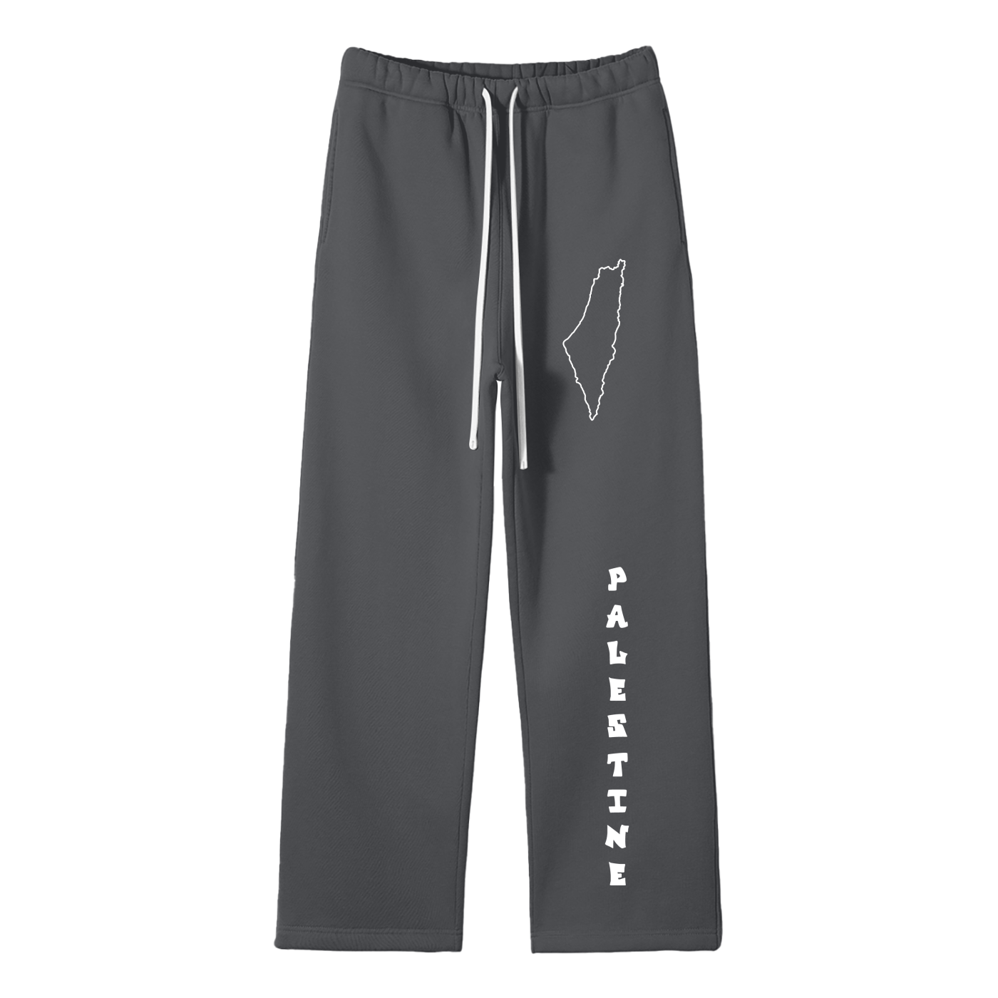 “Palestine” - Unisex Solid Color Fleece Straight Leg Pants