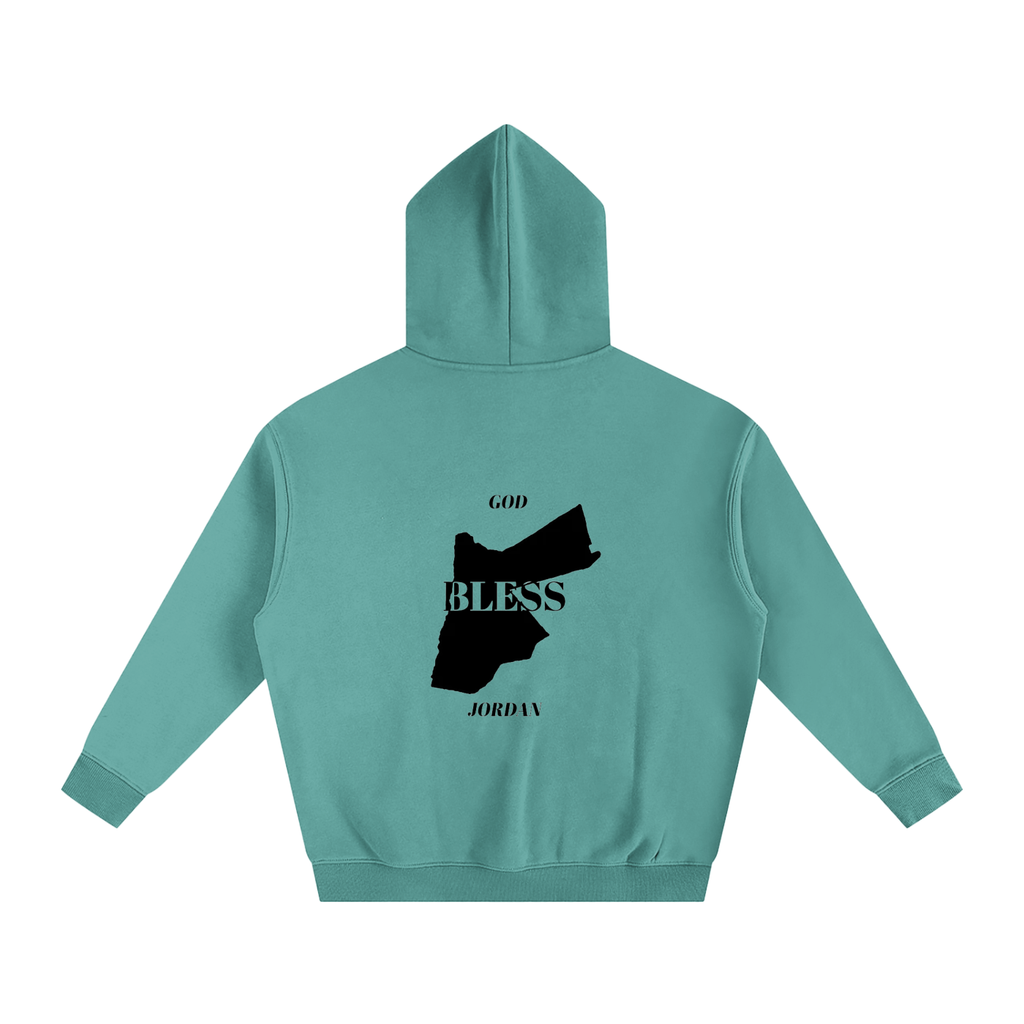 God Bless Jordan - Oversize Fleeced Hoodie