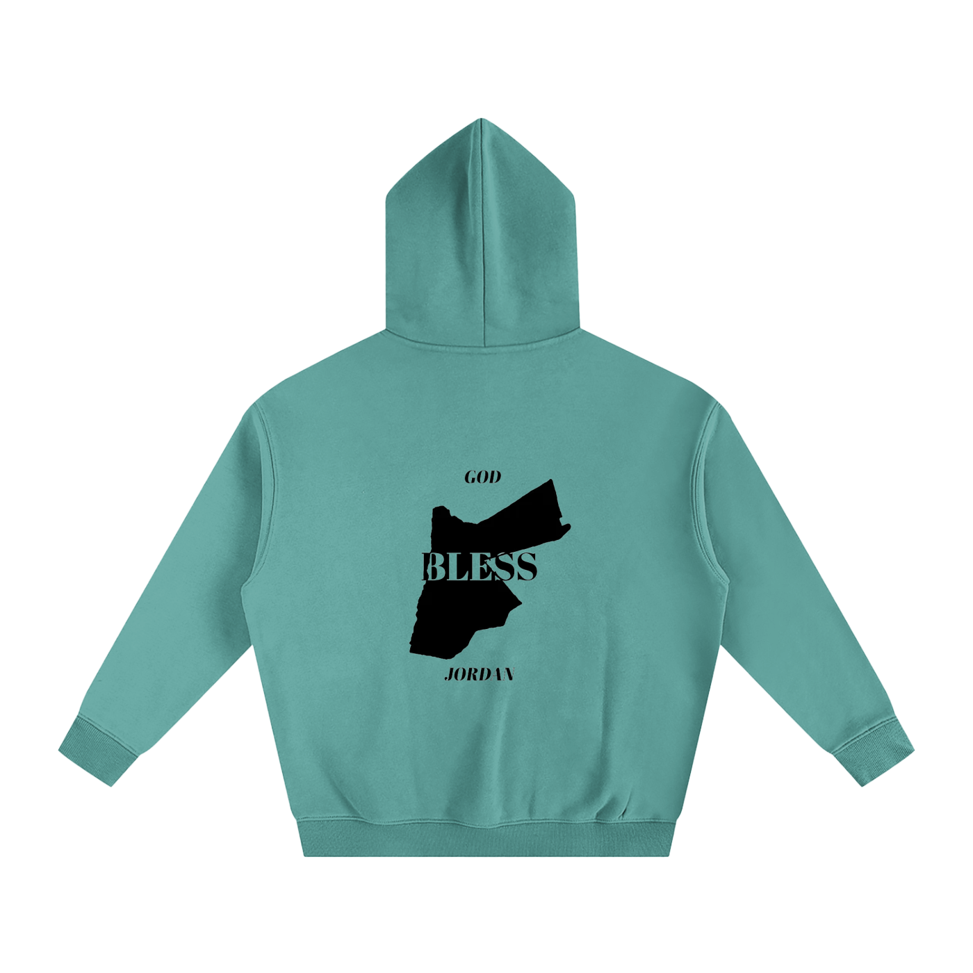 God Bless Jordan - Oversize Fleeced Hoodie