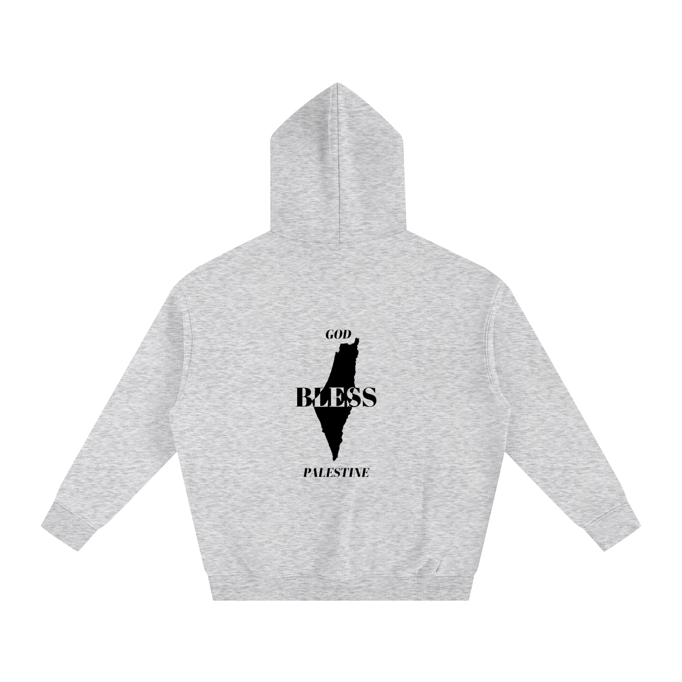 “God bless Palestine” - Oversize Fleeced Hoodie
